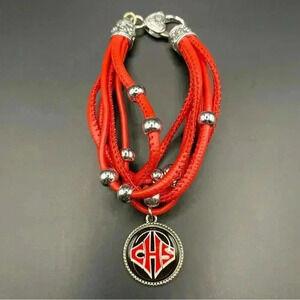 Red Cord Necklace with Clasp Bracelet Cord Chain Dog Necklace